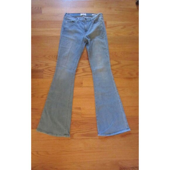 Frame Le High Flare Light Wash Blue Jeans W30, Inseam 34 - Picture 3 of 12